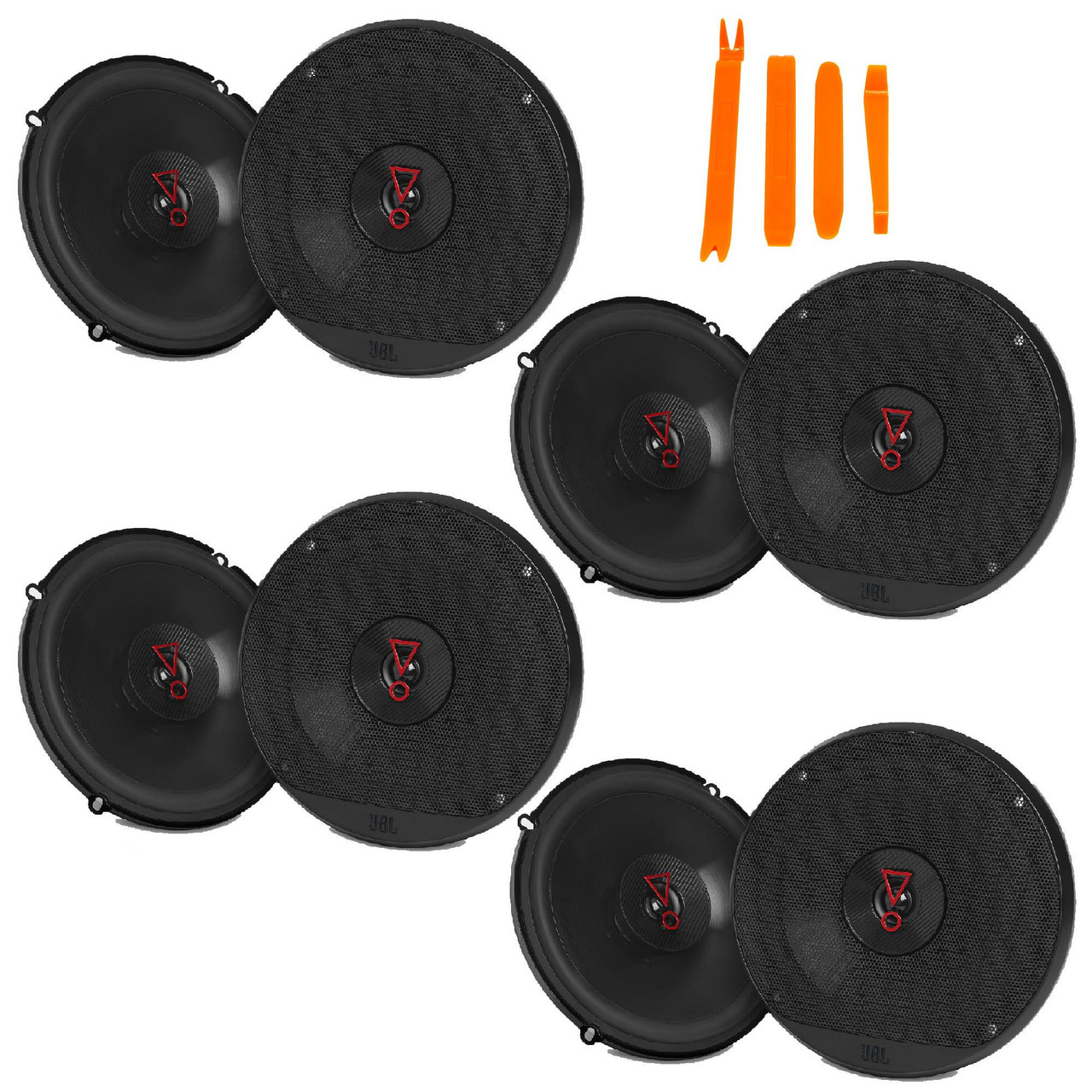 JBL STAGE3 4-Pairs of Stage3 627AM 6.5