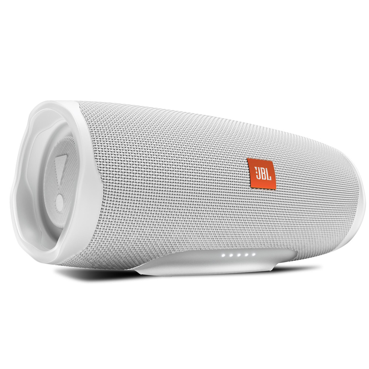 Rough sleep Luske Lappe JBL CHARGE4 White Waterproof portable Bluetooth speaker with 20 hours of  playtime - Creative Audio
