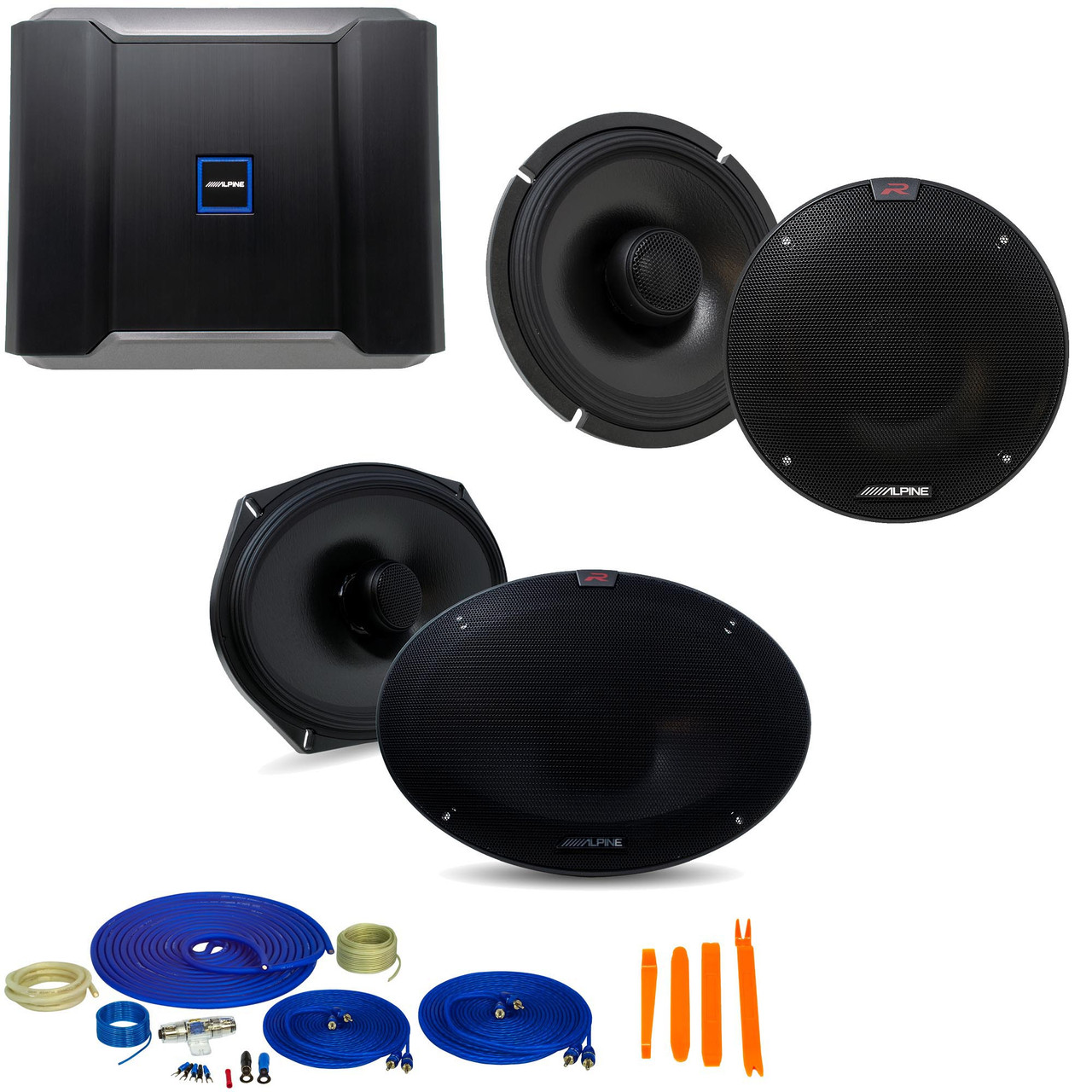ALPINEウーファーボックス Alpine W-DB10V Loaded Dual 10