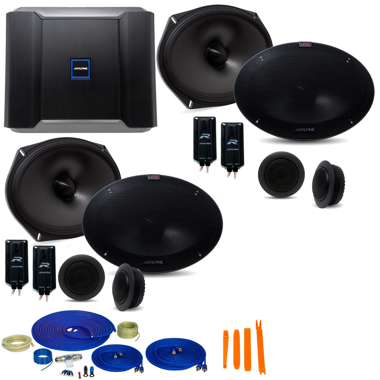 wiring component speakers to amp