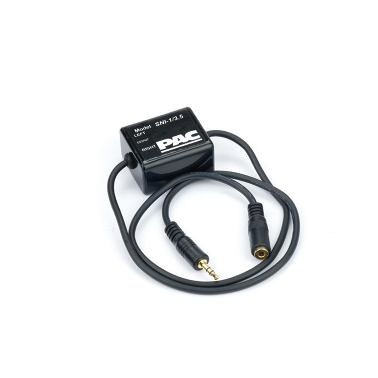 PAC Audio SNI-1/3.5 Ground Loop Isolator With 3.55mm Plugs
