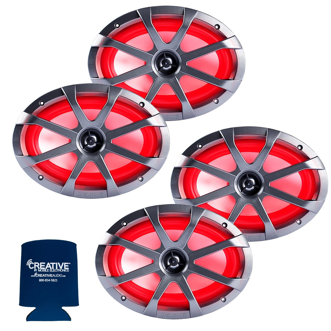 6x9 marine speakers hot sale with led lights