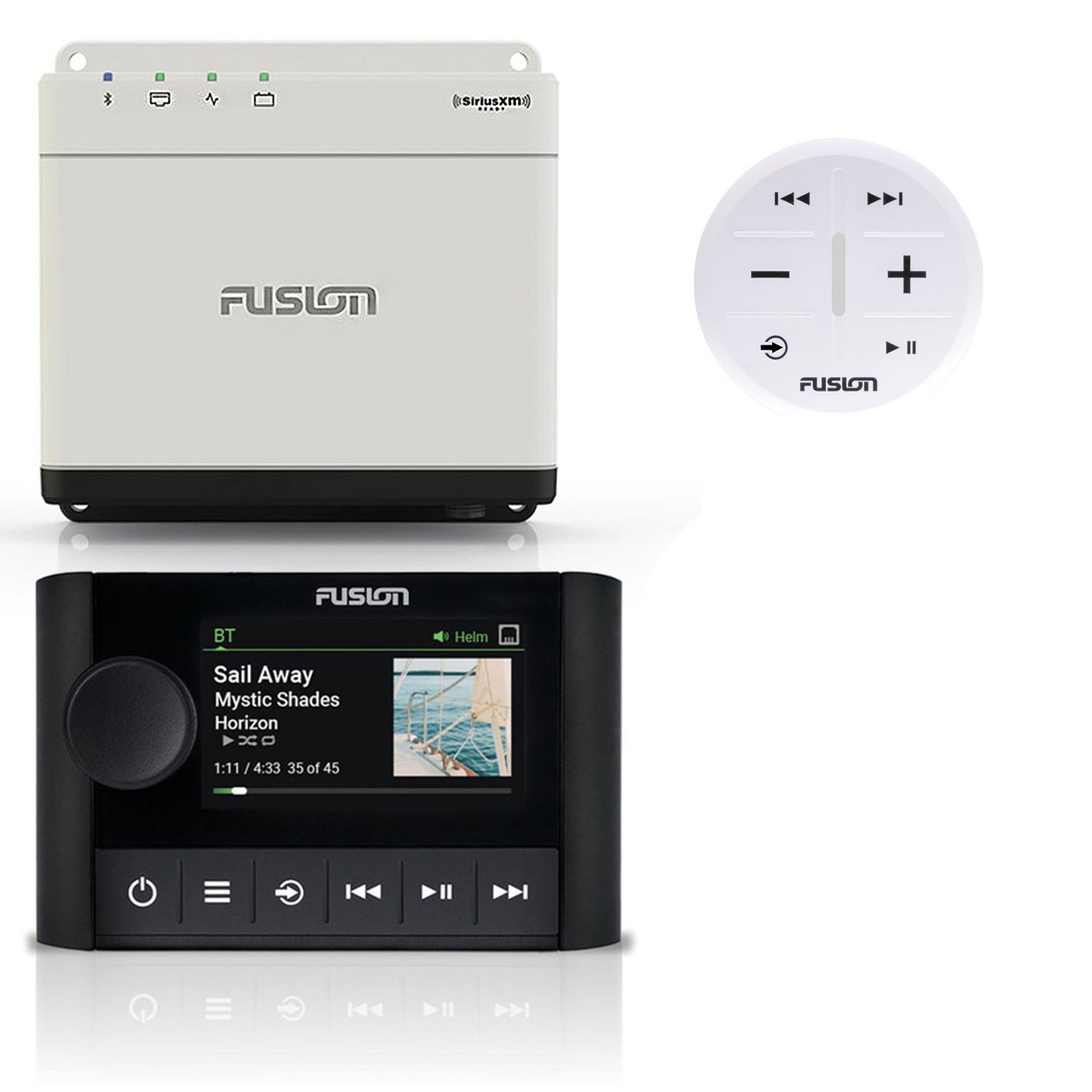 Fusion MS-WB670 Apollo Marine Hideaway System with MS-ERX400