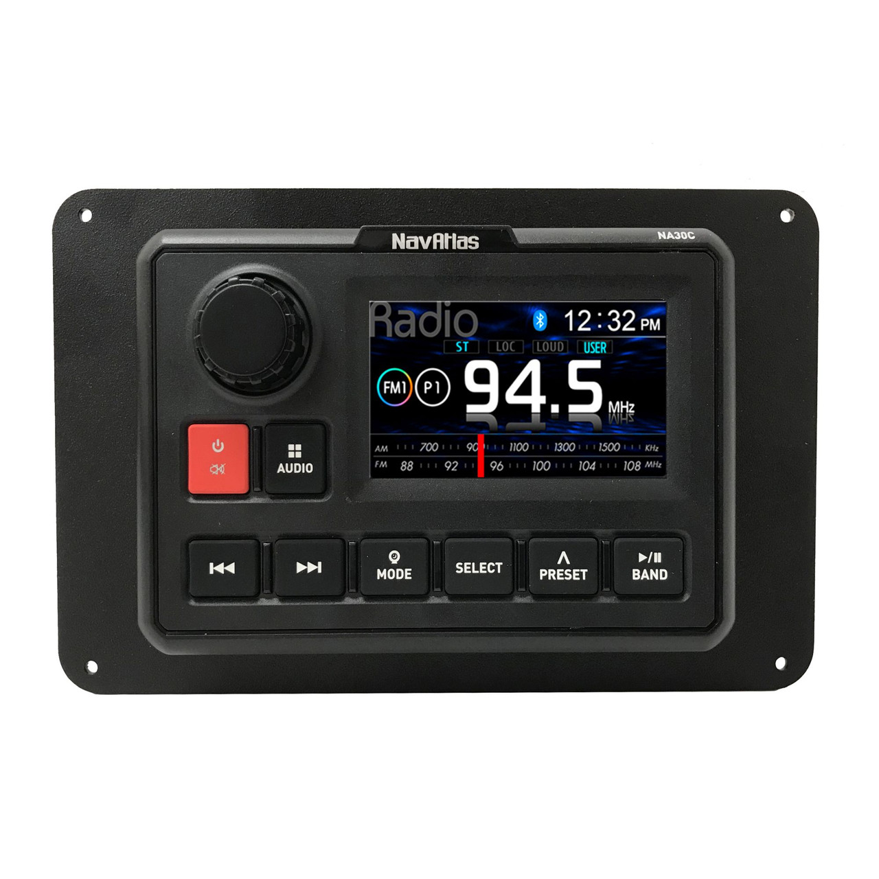 NavAtlas 3” Source Unit with AM/FM/Weatherband Tuner and Built-in Bluetooth - Creative