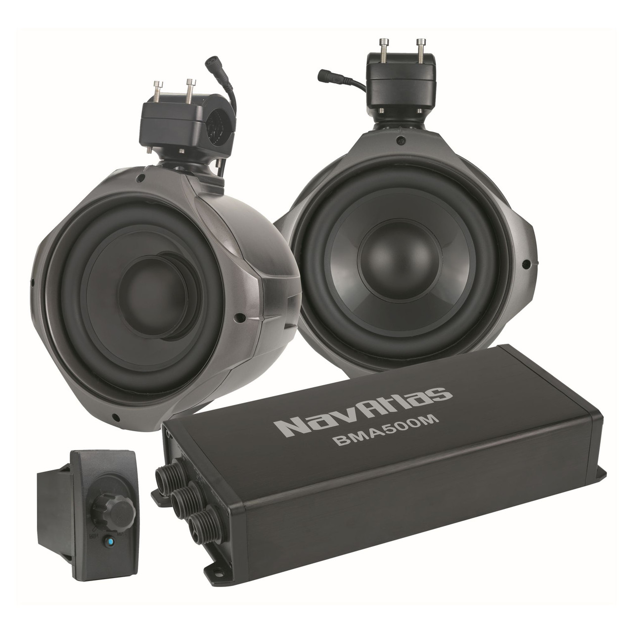 NavAtlas NT308BPK - A pair of 8” Roll-Cage mount Powersports