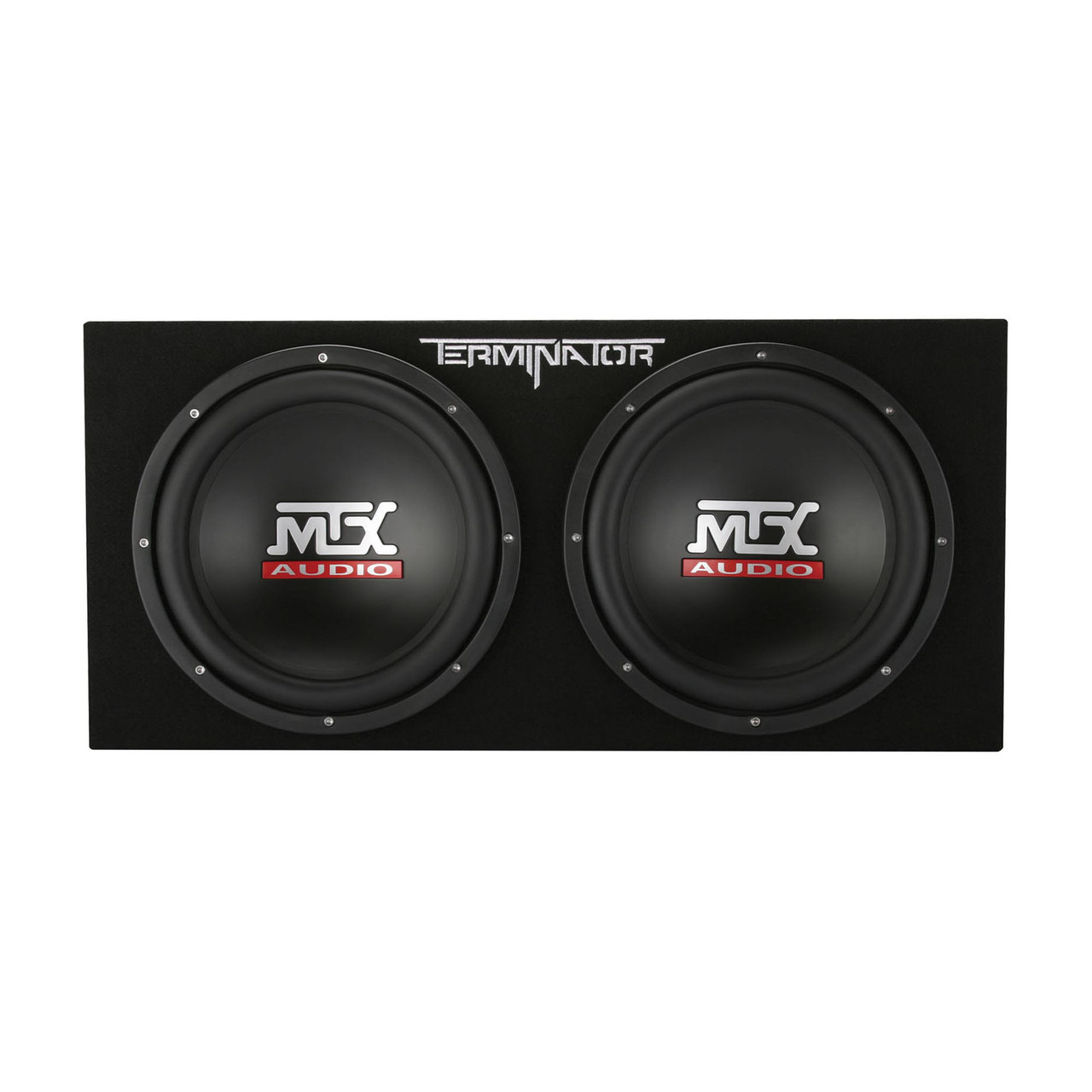 MTX Audio TNE212D Terminator Dual 12" 400W RMS 2-Ohm Sealed Loaded Enclosure - Audio