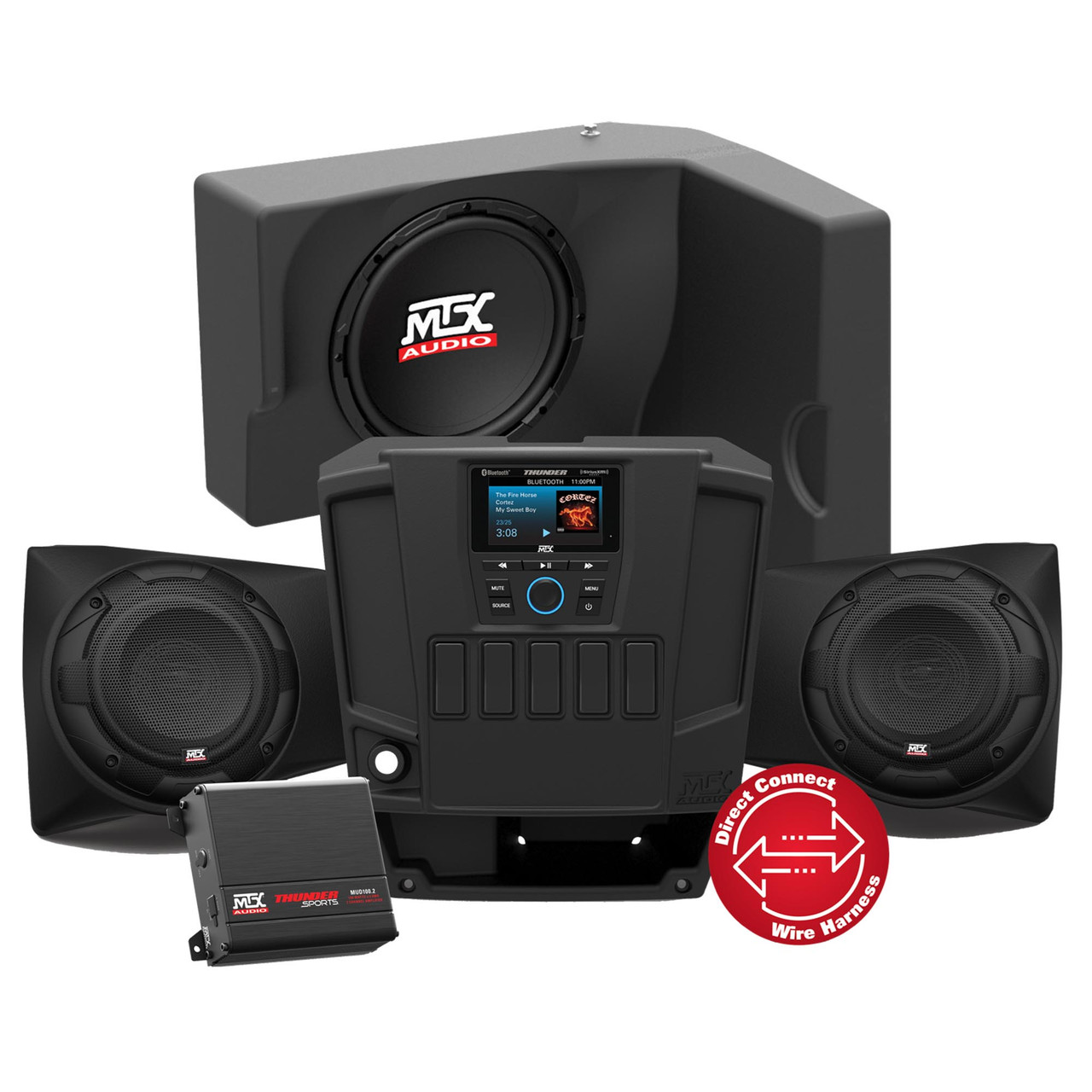 ハーレー　BOOMAUDIO アンプ② Kicker ZX250.2 2-channel car amplifier 85 watts RMS x 2 at