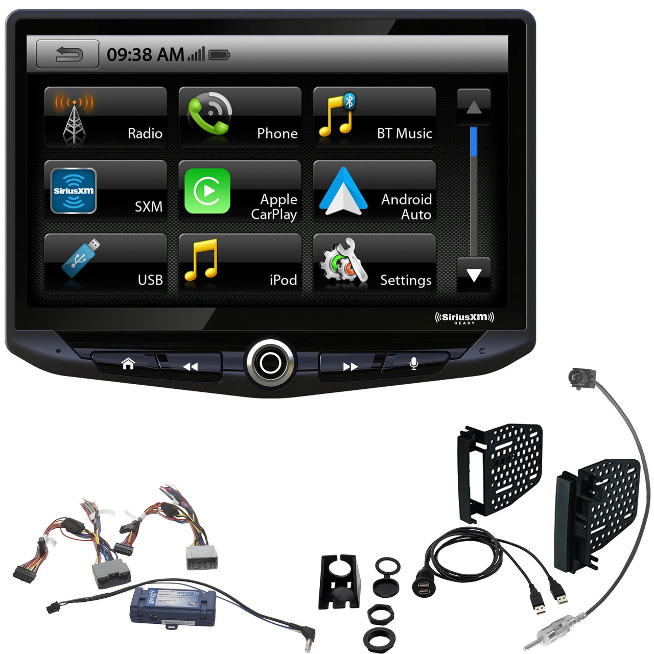 クリアランスショップ STINGER 10” HEIGH10 Touchscreen Stereo Replacement Kit for Ford  その他周辺機器