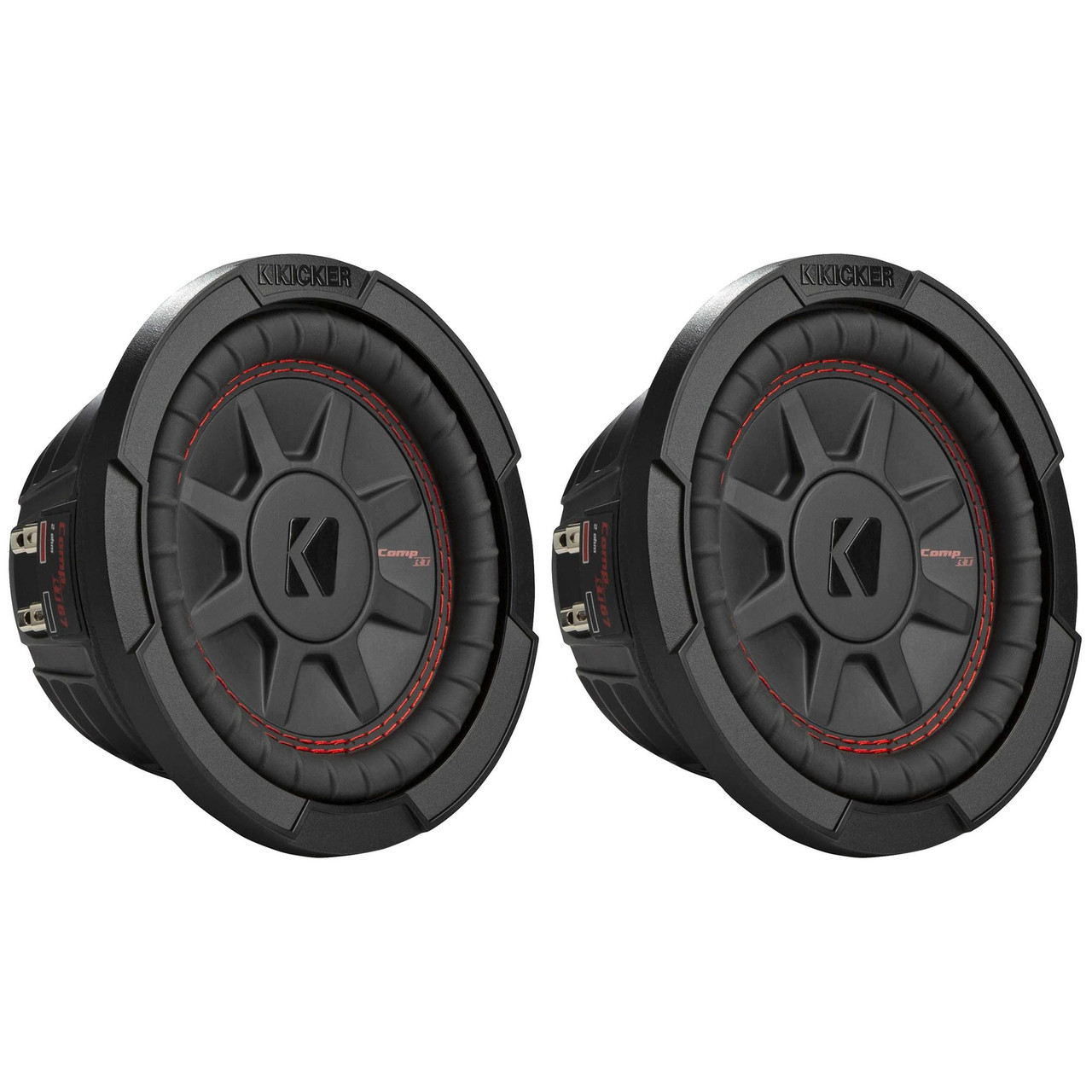 Kicker 6.75 Inch Comp RT Thin Woofer Includes Two 48CWRT672 2