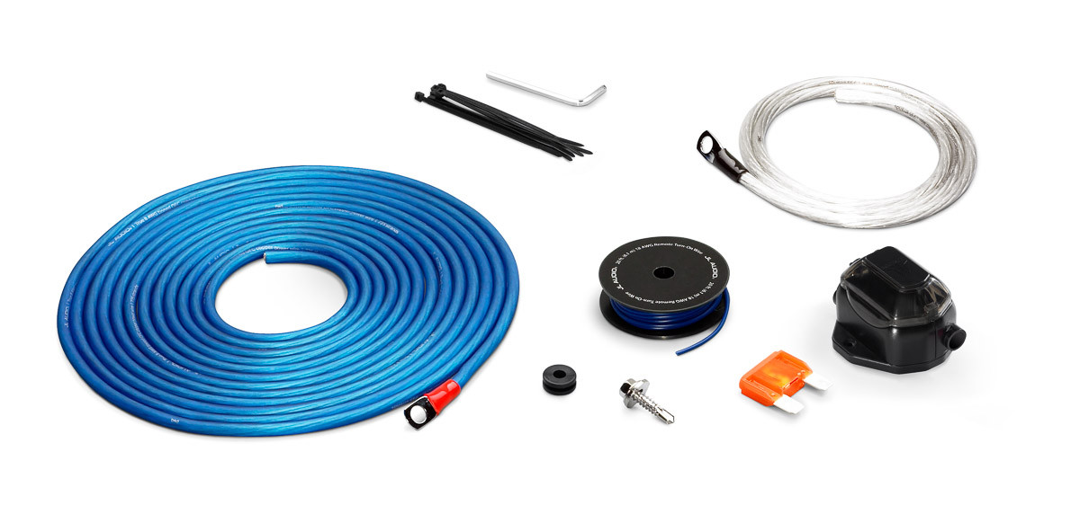 JL Audio XD-PCS8-1B: Premium 8 AWG 12 V Power Connection Kit