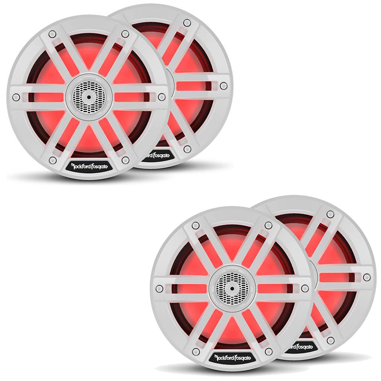 Rockford Fosgate M1-8B Color Optix 8” 2-Way Coaxial Multicolor LED