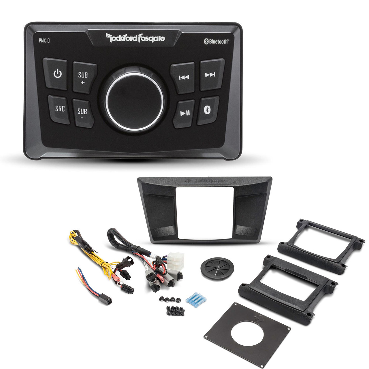 Rockford Fosgate PMX-0 Ultra-Compact Media Receiver and RFYXZ