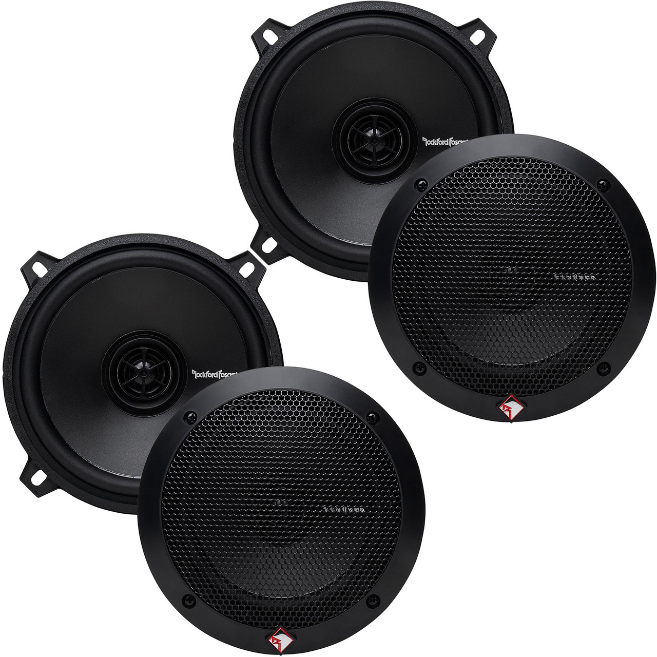 maat zonsopkomst Kenia Rockford Fosgate 2 Pairs of R1525X2 Prime 5.25" Coaxial Speakers - Creative  Audio