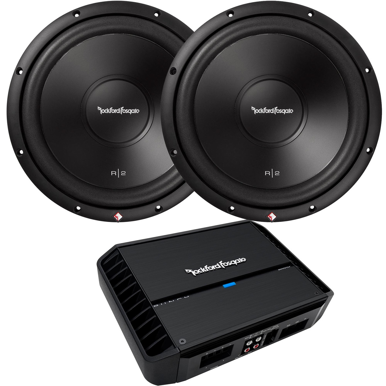 Rockford Fosgate Bass Package - Two R2D4-12 Prime 12