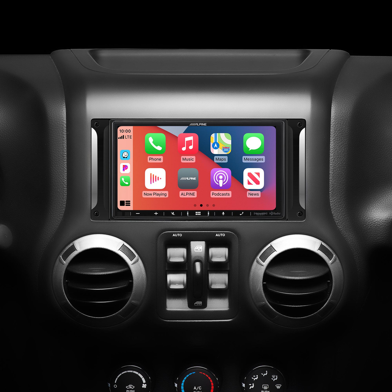 Alpine i407-WRA-JK 7-Inch Restyle Dash System Compatible with Apple CarPlay  and Android Auto for Jeep Wrangler 2007-2017 Creative Audio