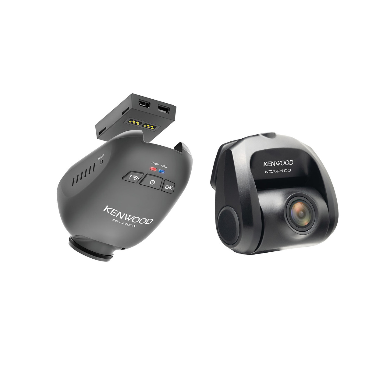 Kenwood DRV-A700WDP Detachable Compact Dash Cam with Wi-Fi & Rear Cam -  Creative Audio