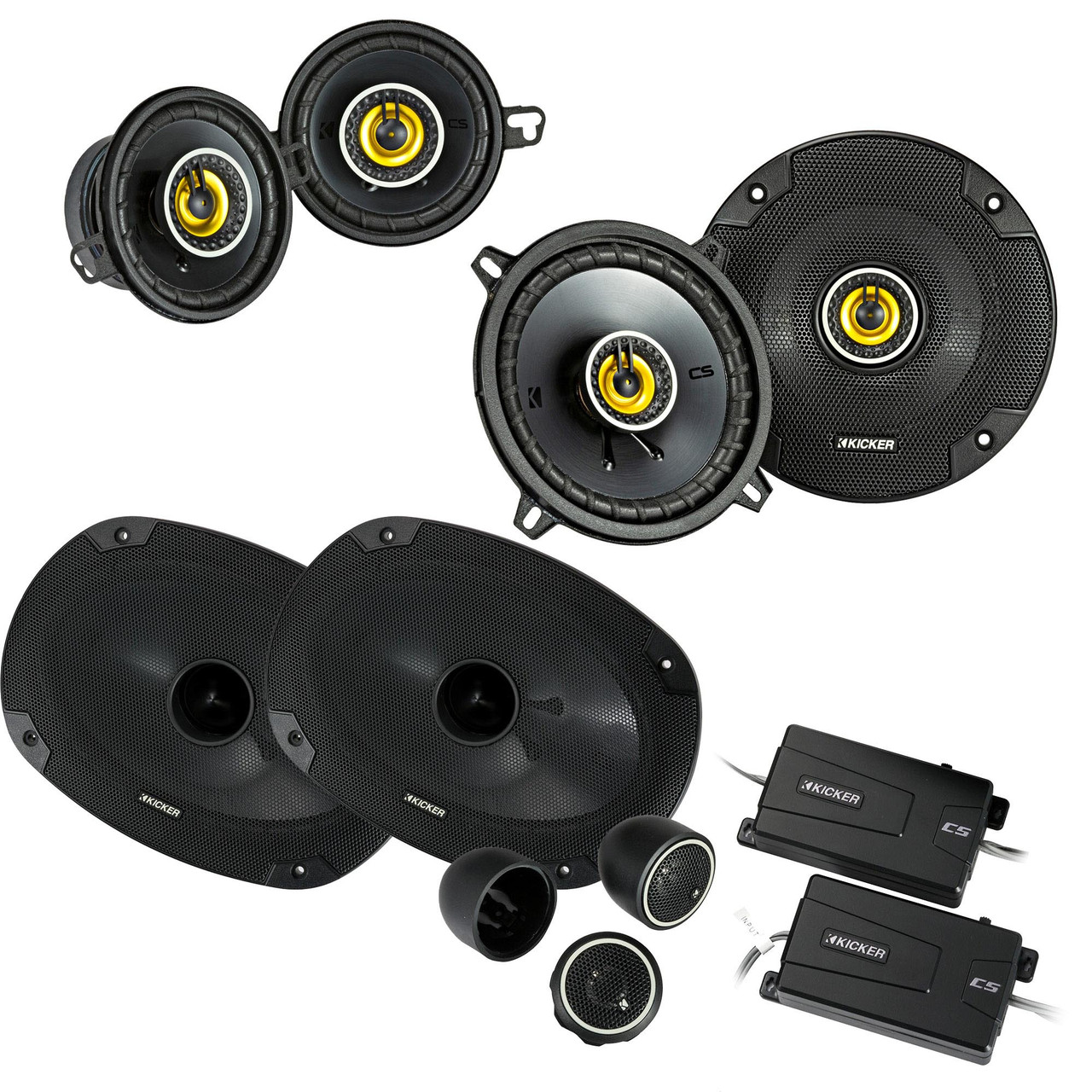 Kicker for Dodge Ram Truck 02-11 speaker bundle- CS 6x9