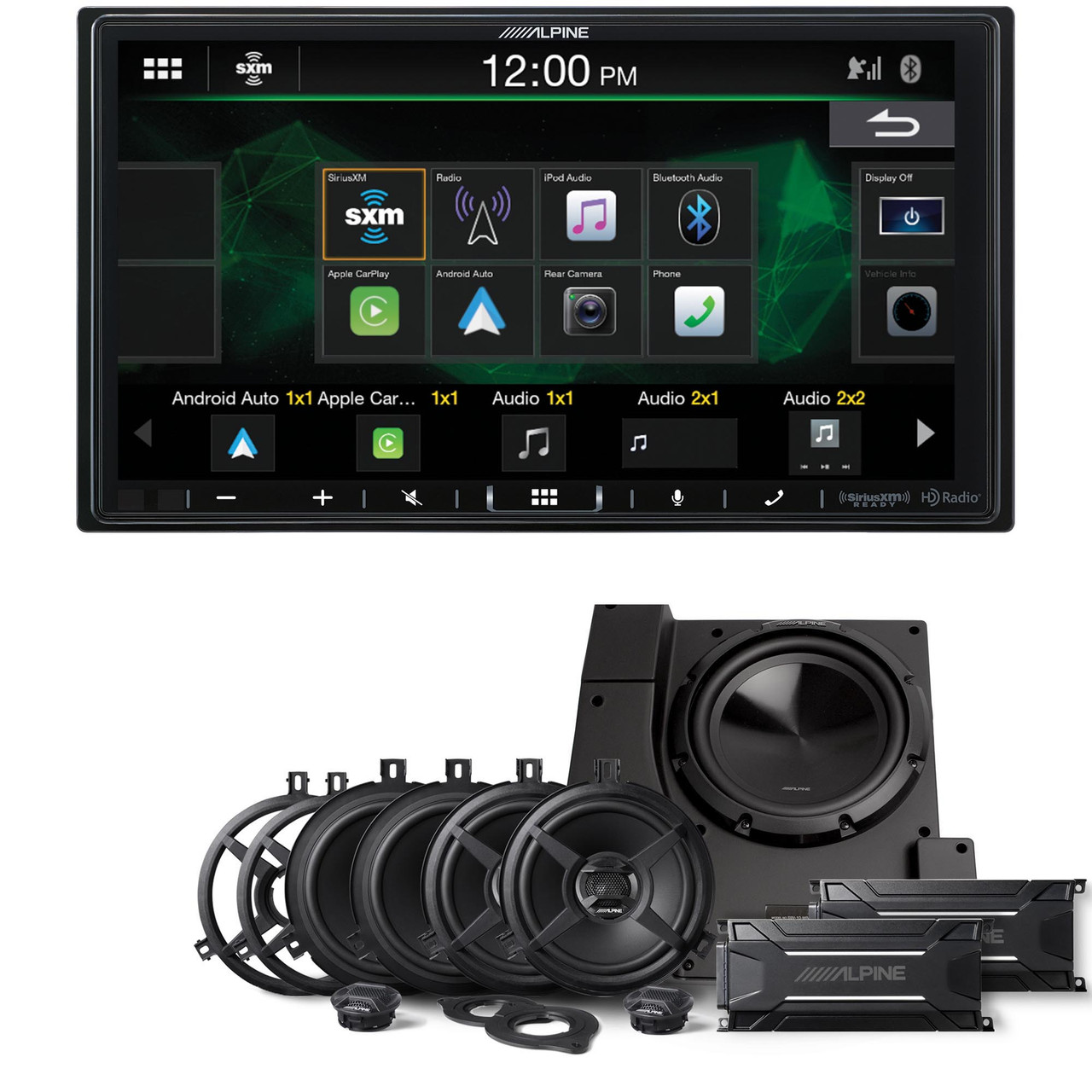 Alpine i407-WRA-JK 7in In-Dash Digital Receiver with Alpine PSS