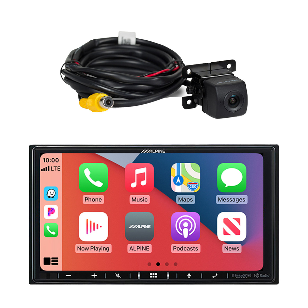 Alpine ILX-407 7-inch Multimedia Receiver with HCE--C114 Back Up Camera