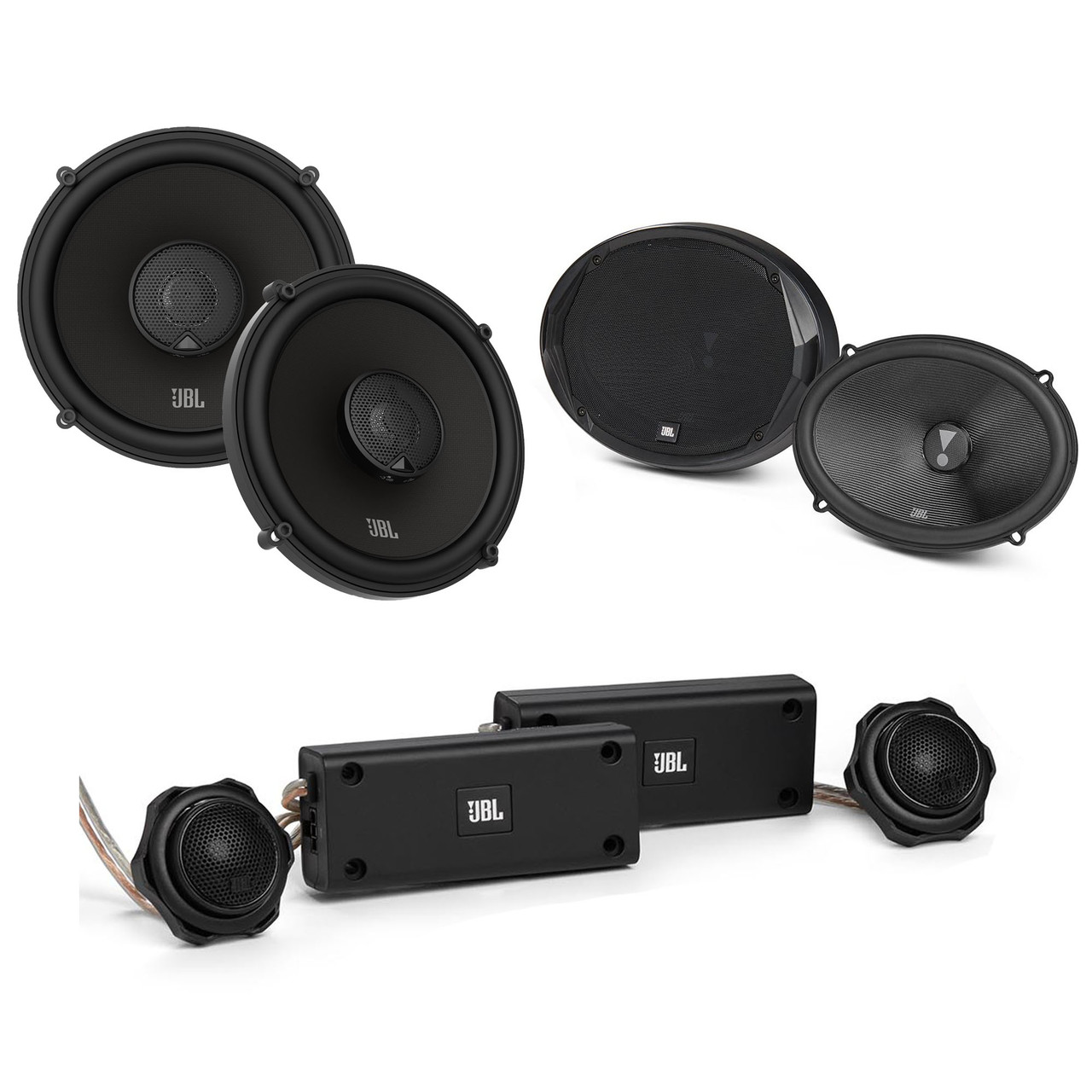smog Jeugd plastic JBL - STADIUM962C 6x9" Coax Car Audio Component Speakers (Pair) w/  STADIUM62F 6 1/2" Coax Car Audio Speakers (Pair) - Creative Audio