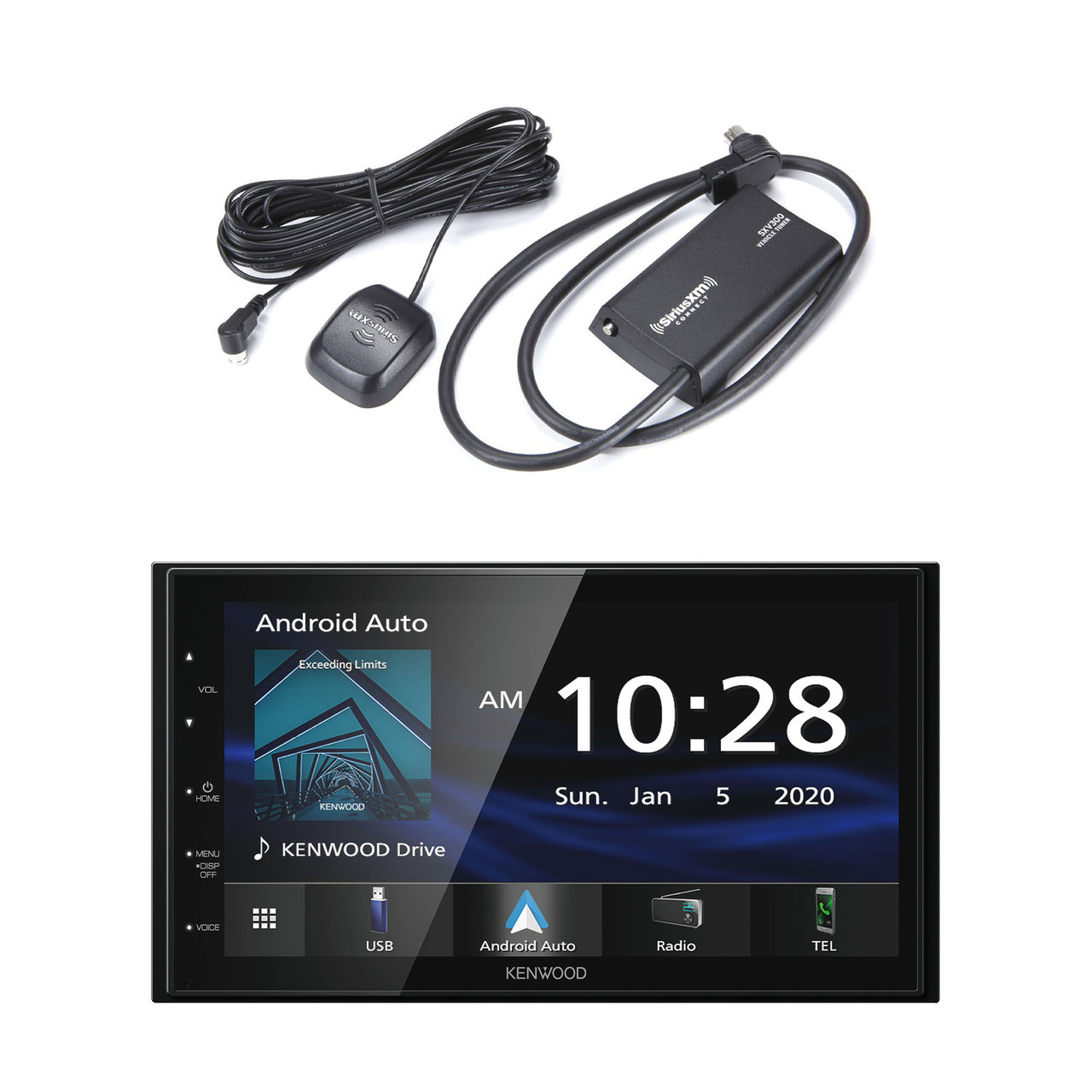 Kenwood DMX4707S Multimedia Receiver with SXV300V2 XM/Sirius Tuner