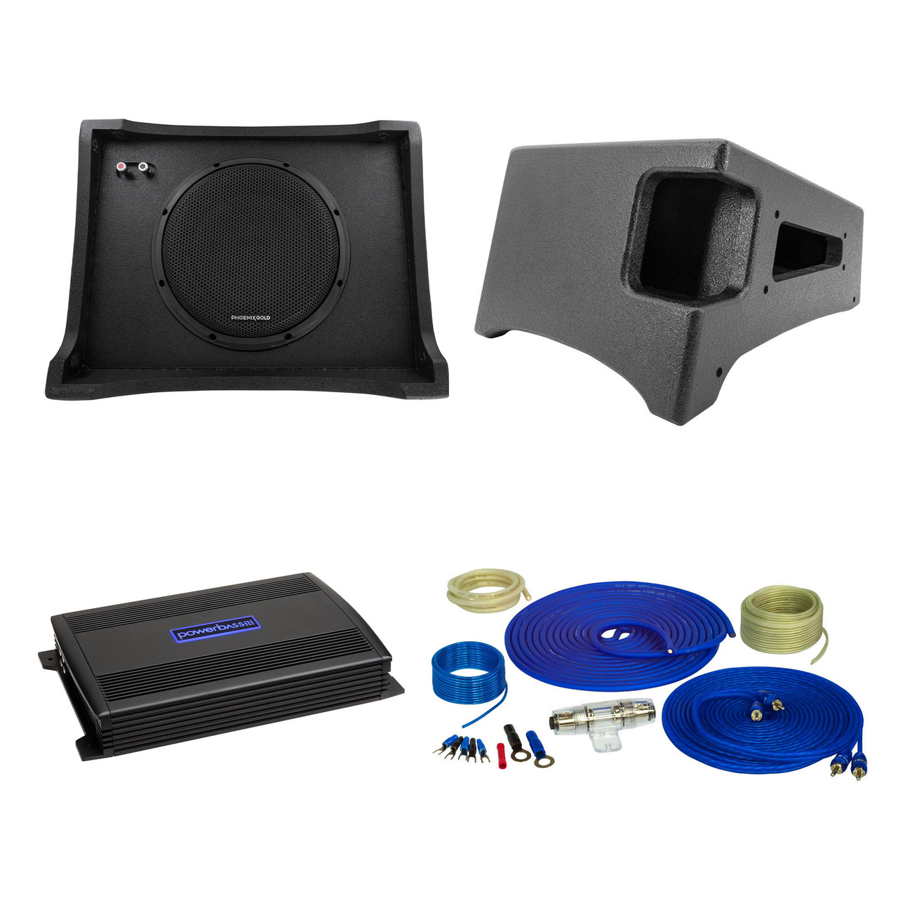 Stinger TXTRB10 Loaded Underseat 10-inch Subwoofer Enclosure with