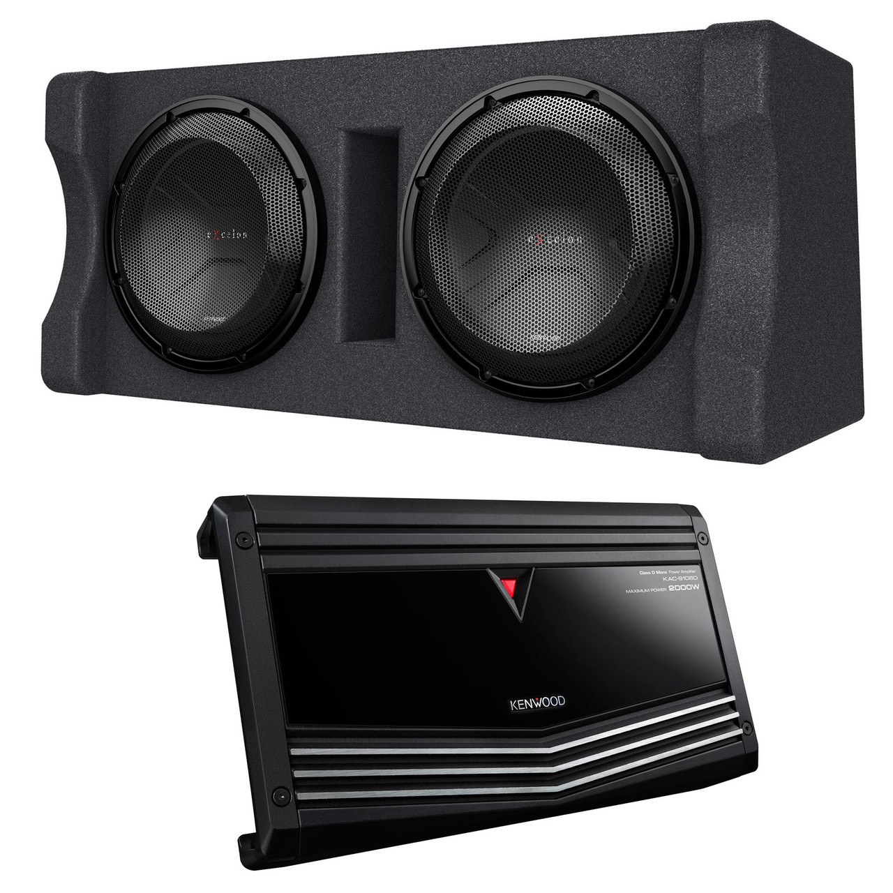 2 12 inch kenwood subwoofers sales with box