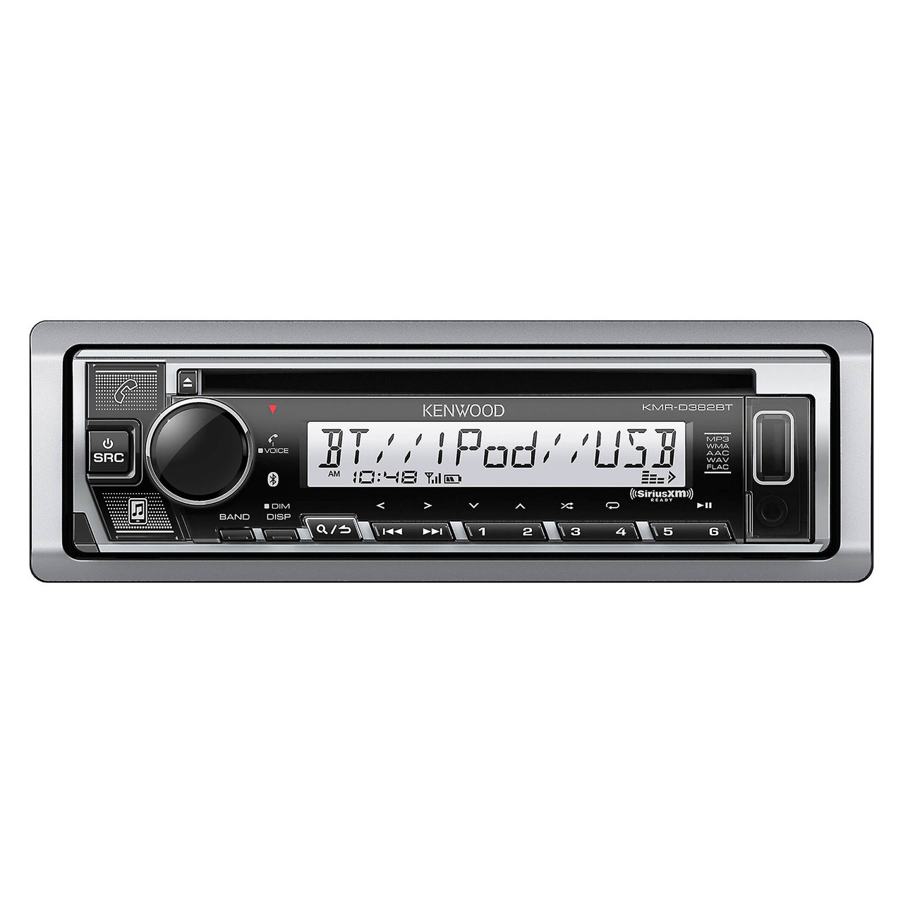 Kenwood KMR-D382BT Marine CD Receiver Compatible w/ Bluetooth