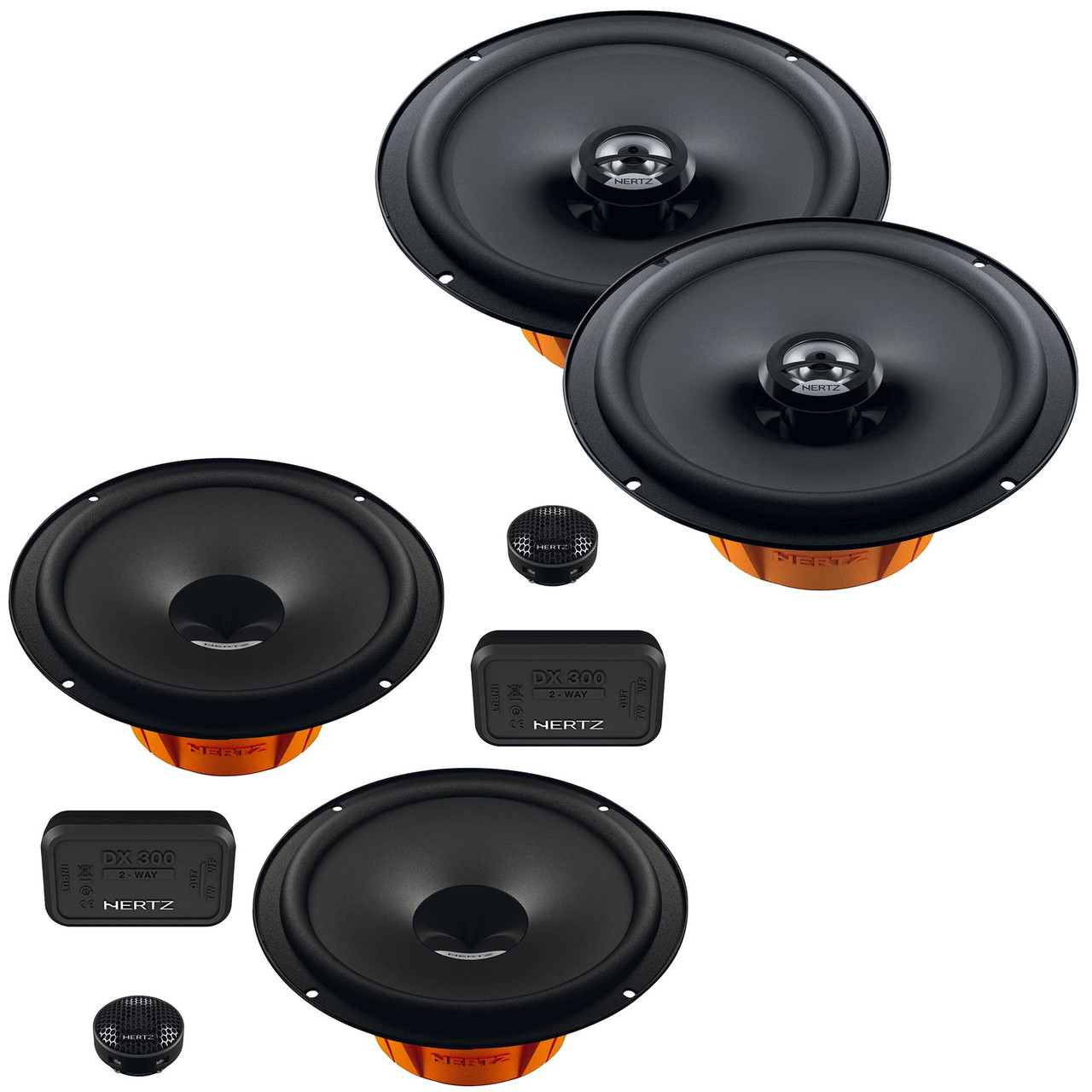 Series　up　160.3　Speakers　Two　Coaxial　with　Pair　Pair　Way　DSK　Without　HERTZ　2015　System　Component　So-　Compatible　and　DCX　165.3　Dieci　Edge　1/2　with