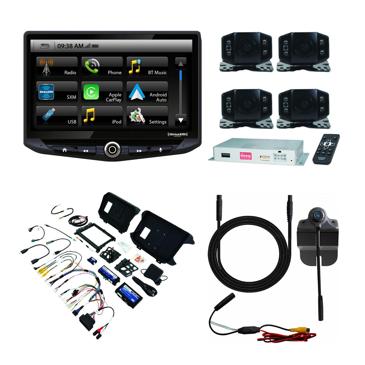 Stinger Compatible with Wrangler JL/JT (2018-2021) Radio Replacement Kit - Stinger  Heigh10 10