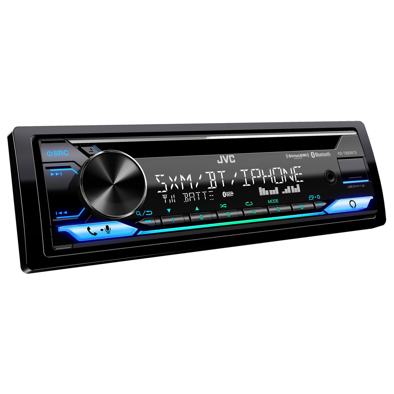 JVC KD-T920BTS CD Receiver featuring Bluetooth / USB / SiriusXM