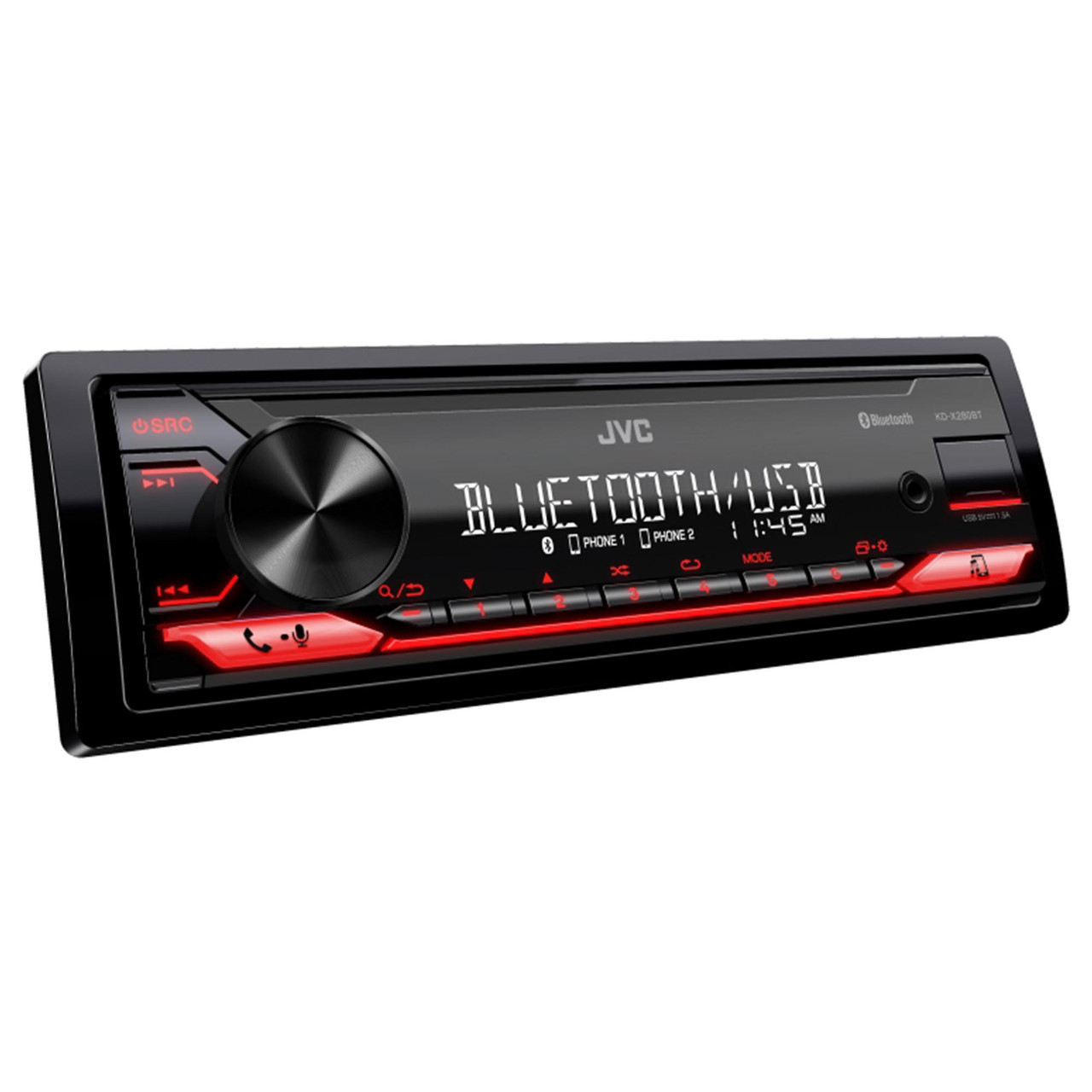 JVC オーディオ　CD USB Bluetooth ラジオ　対応 JVC KD-X280BT Digital Media Receiver featuring Bluetooth / USB