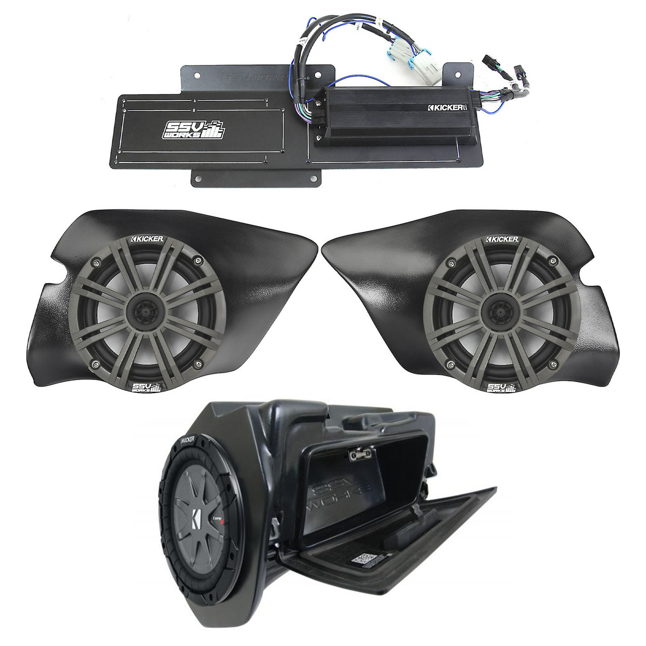 SSV Works RZ4-3ARC 3-Speaker Plug-&-Play System Compatible with