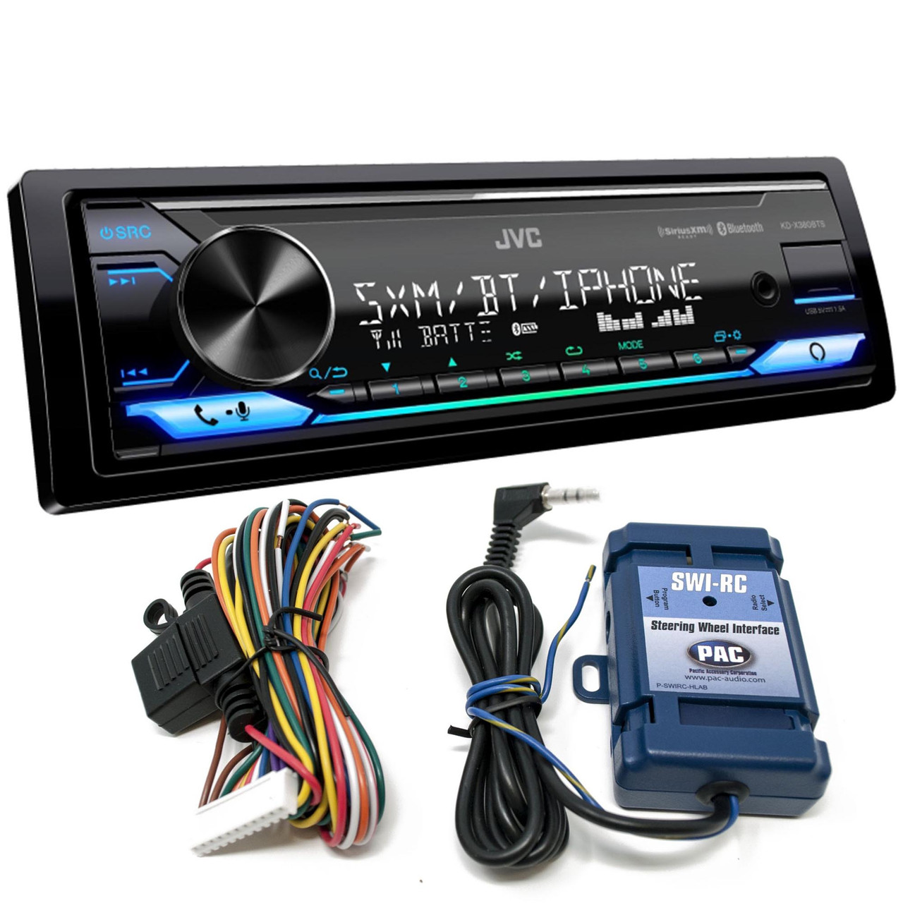JVC KD-X380BTS Digital Media Receiver featuring Bluetooth® / USB