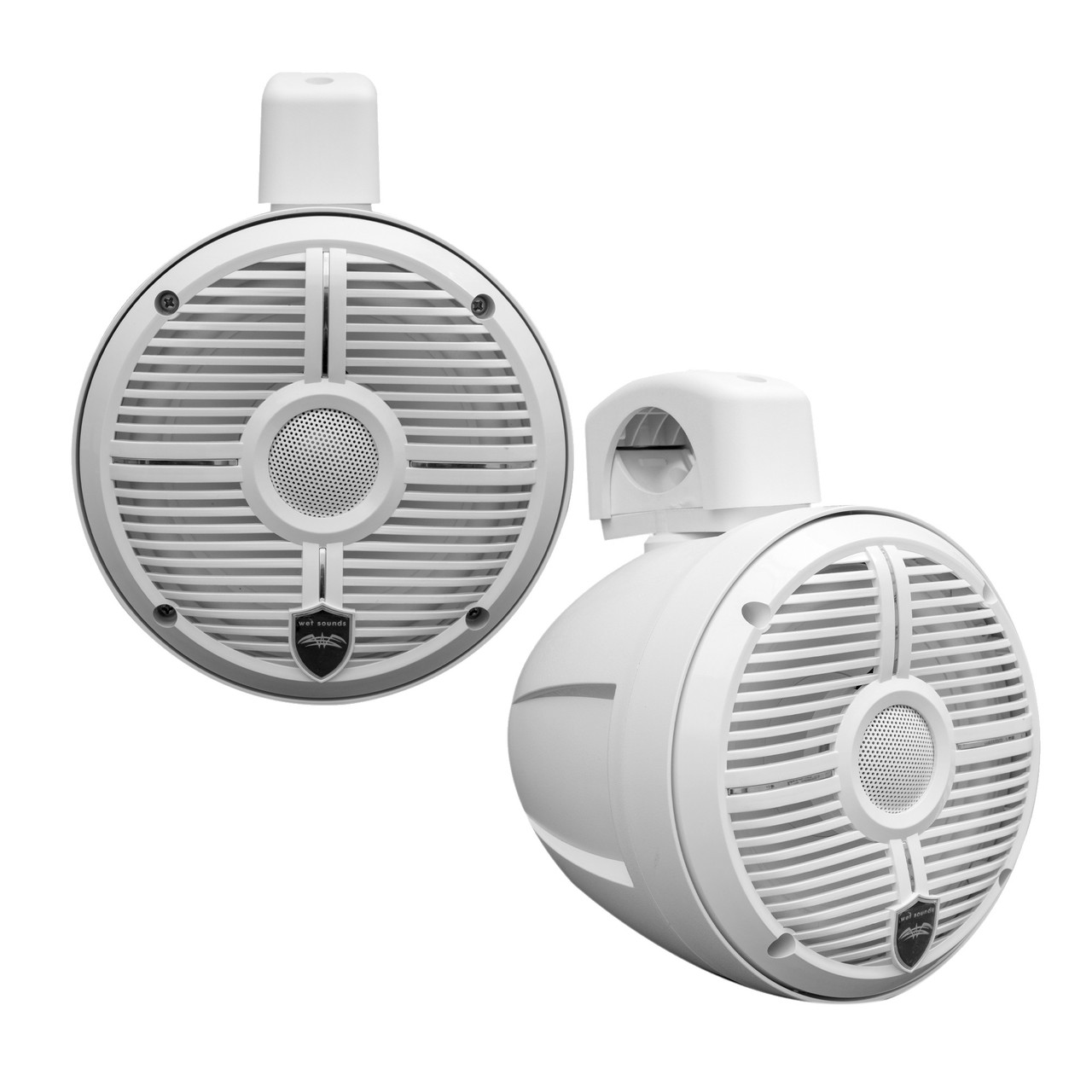 Wet Sounds Recon 6 POD-W 6.5 Tower Speakers， White Closed Grille-