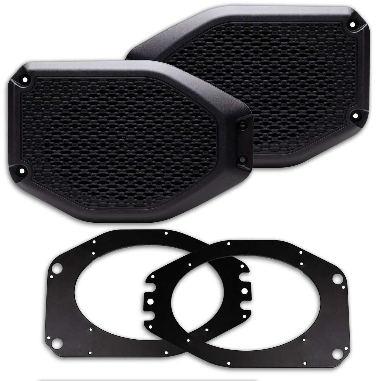 MB Quart JE1-169SB 6x9 Inch Universal Rear Sound Bar Speaker Mounting Kit  Compatible With Wrangler And Gladiator 2018+