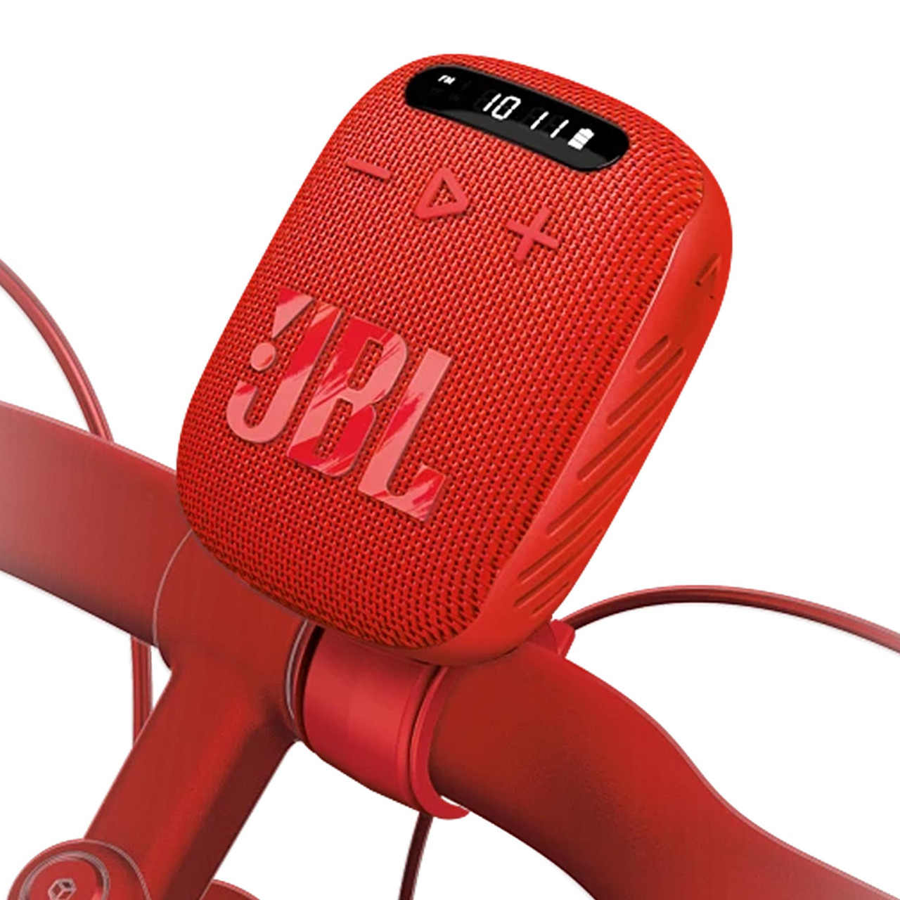 JBL WIND3RED FM Bluetooth handlebar speaker - RED - Creative Audio