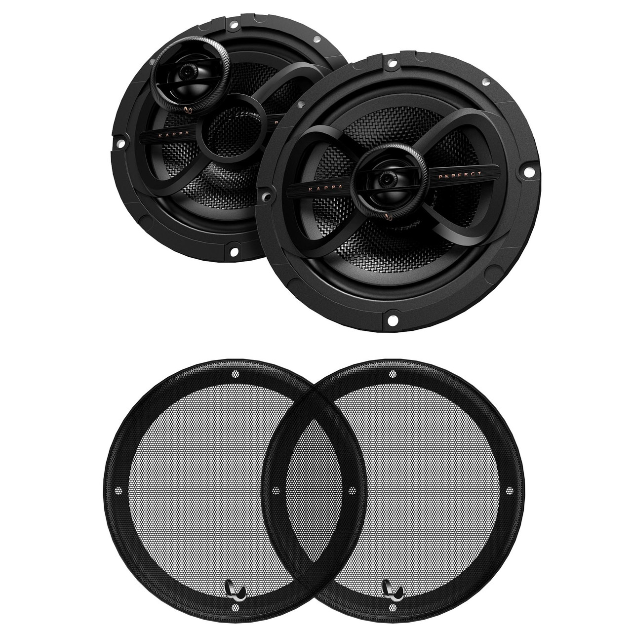 Infinity KAPPAPERFECT600X 6-1/2” Component Speaker System - Round