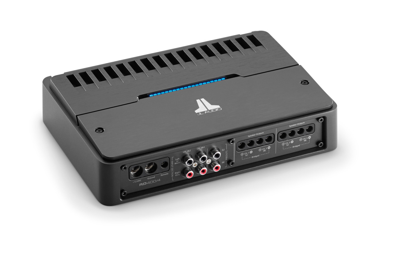 JL Audio RD400/4 Class D 4-Channel Full-Range Amplifier- Open Box 