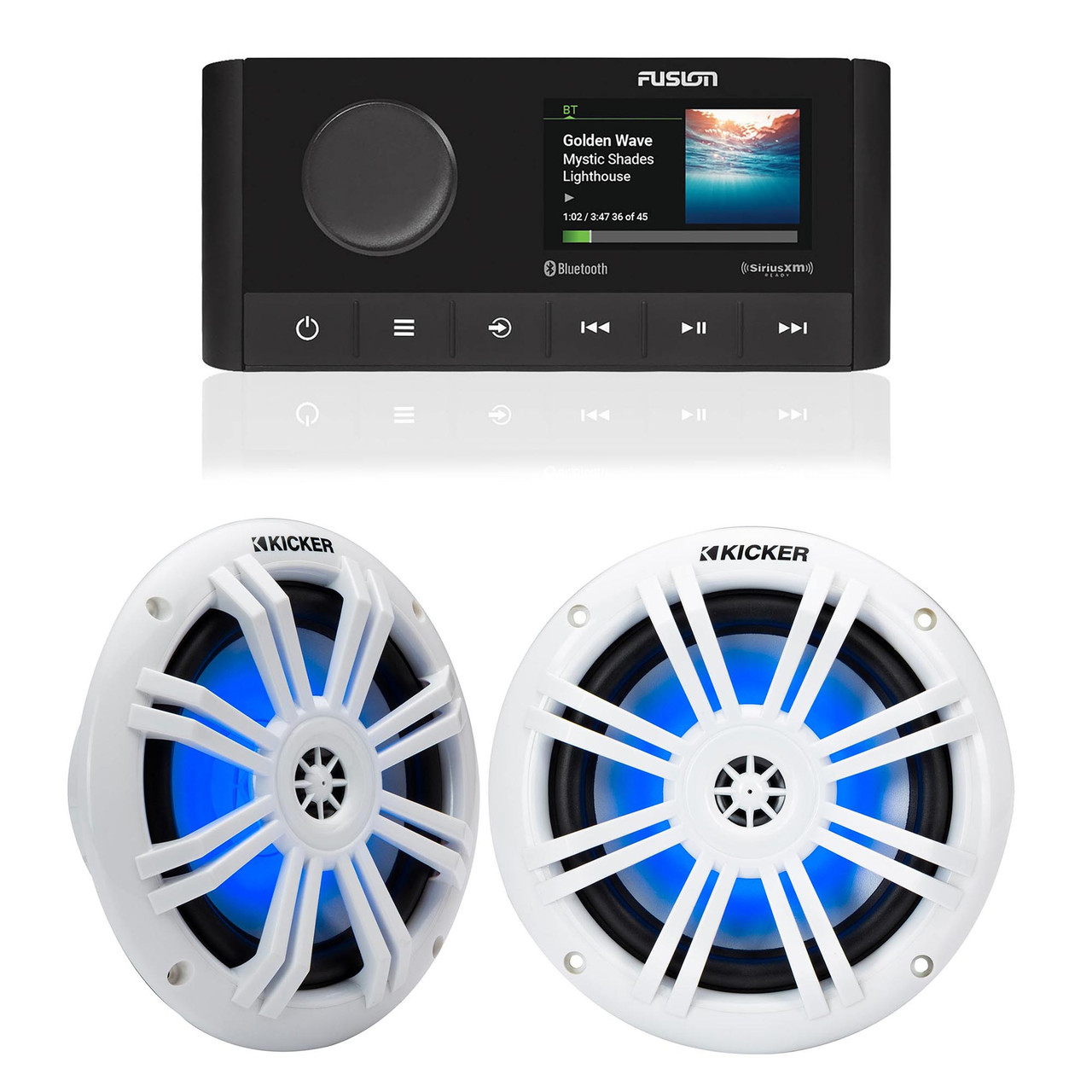 Fusion MS-RA210 Marine Entertainment System With Bluetooth DSP