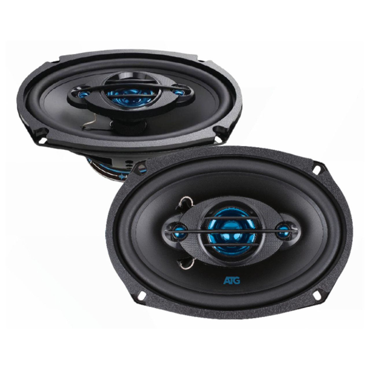 ATG Audio 6x9" 4-Way Coaxial Car Speakers 60W RMS 175W Peak 1