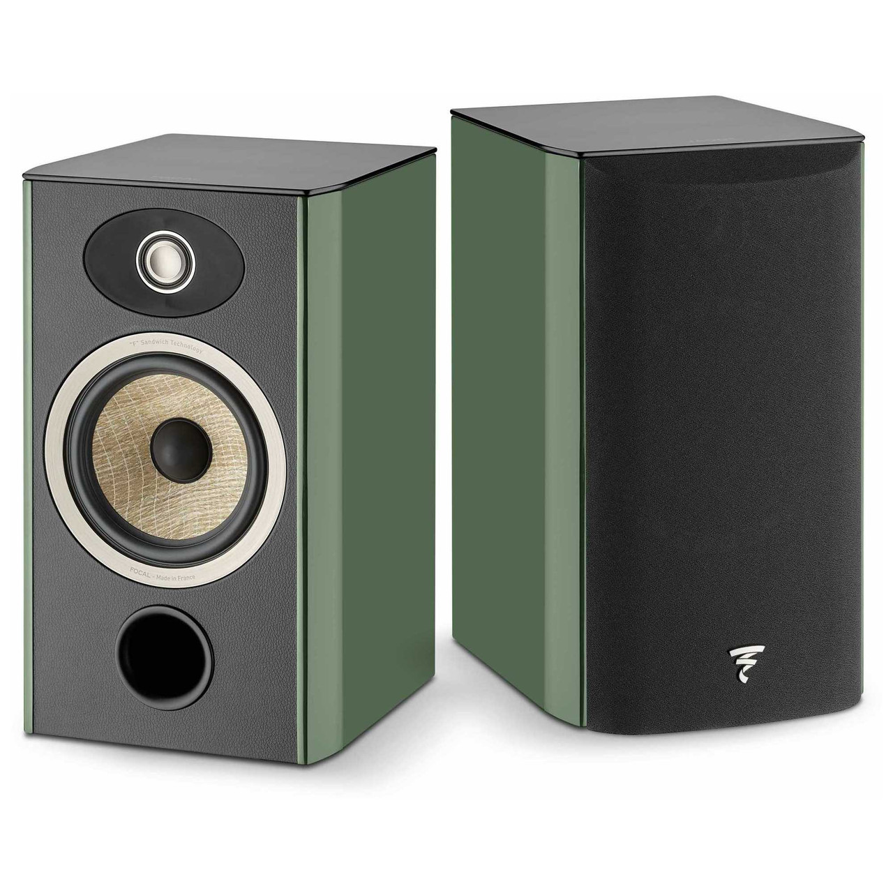 Focal Aria EVO X N°1 Bookshelf Speakers Moss Green High Gloss