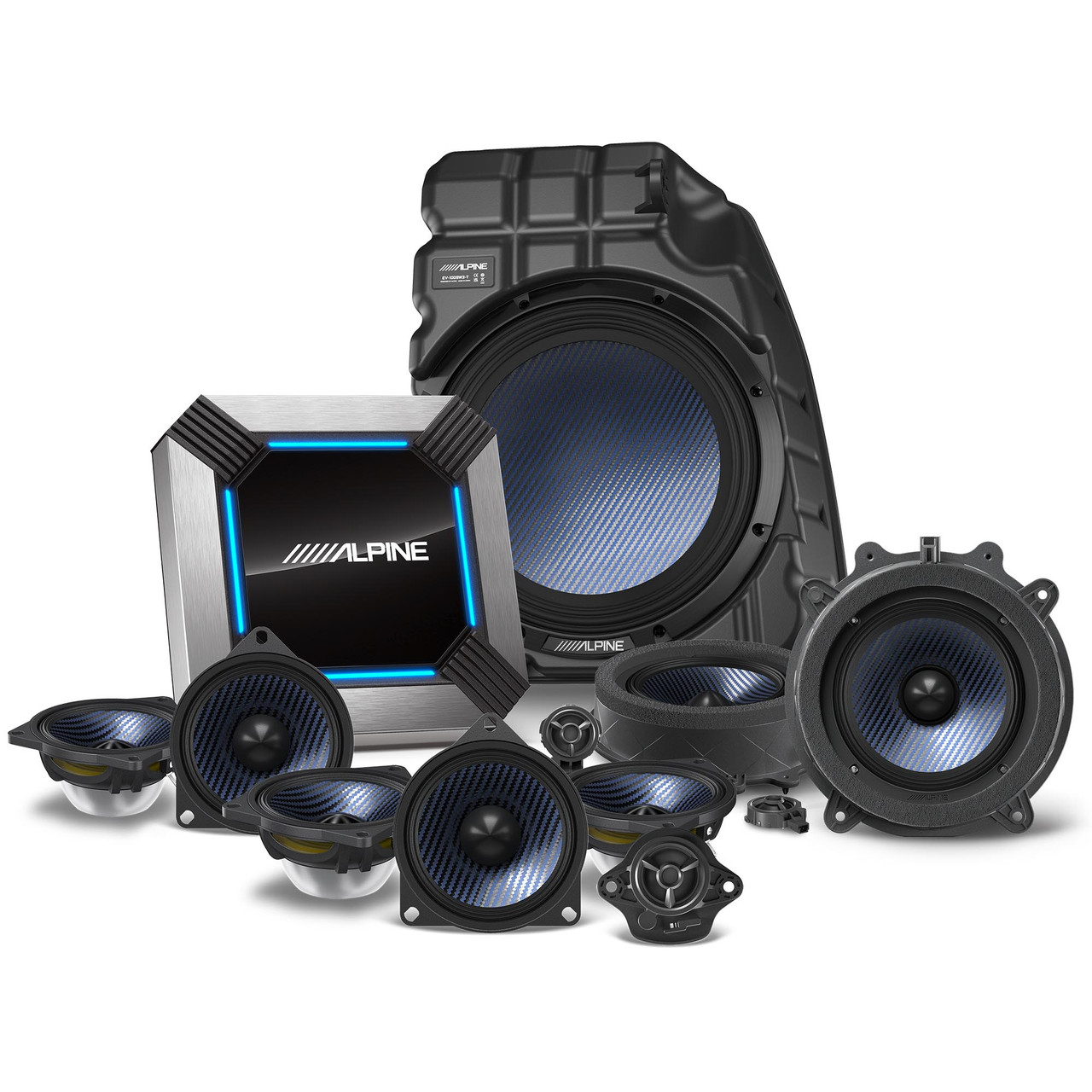 Alpine PSS-TSLA-223 - 11/13-Speaker Complete Sound System Upgrade
