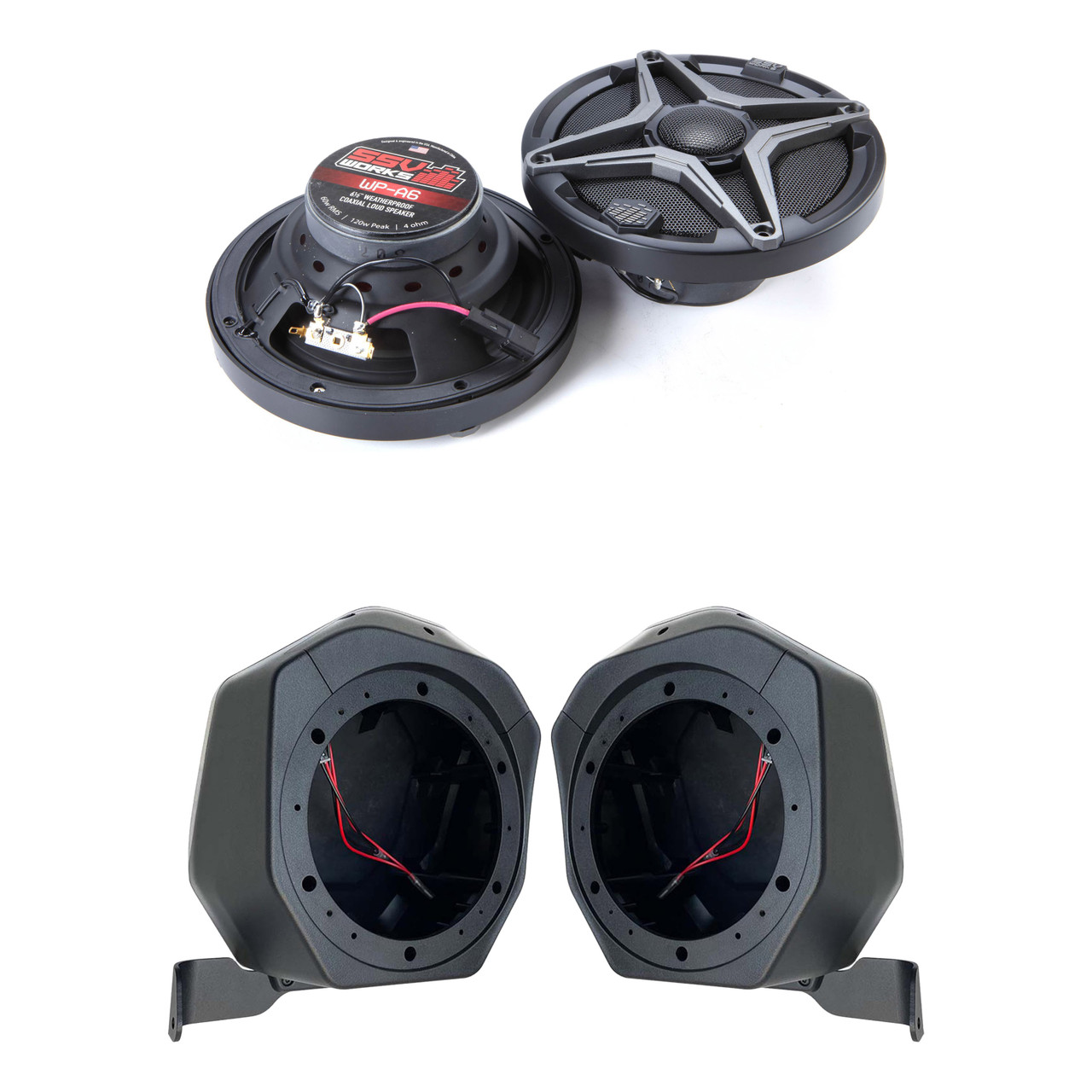 SSV Works 2021-2024 Ford Bronco 2-Door Rear Speaker Pod 6.5in