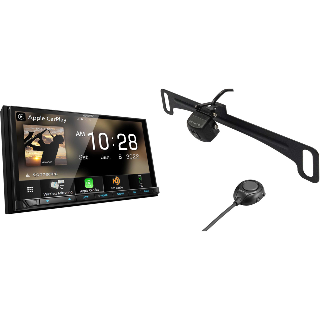 Kenwood DMX908S MultiMedia Receiver with CMOS-320LP Multi-Angle