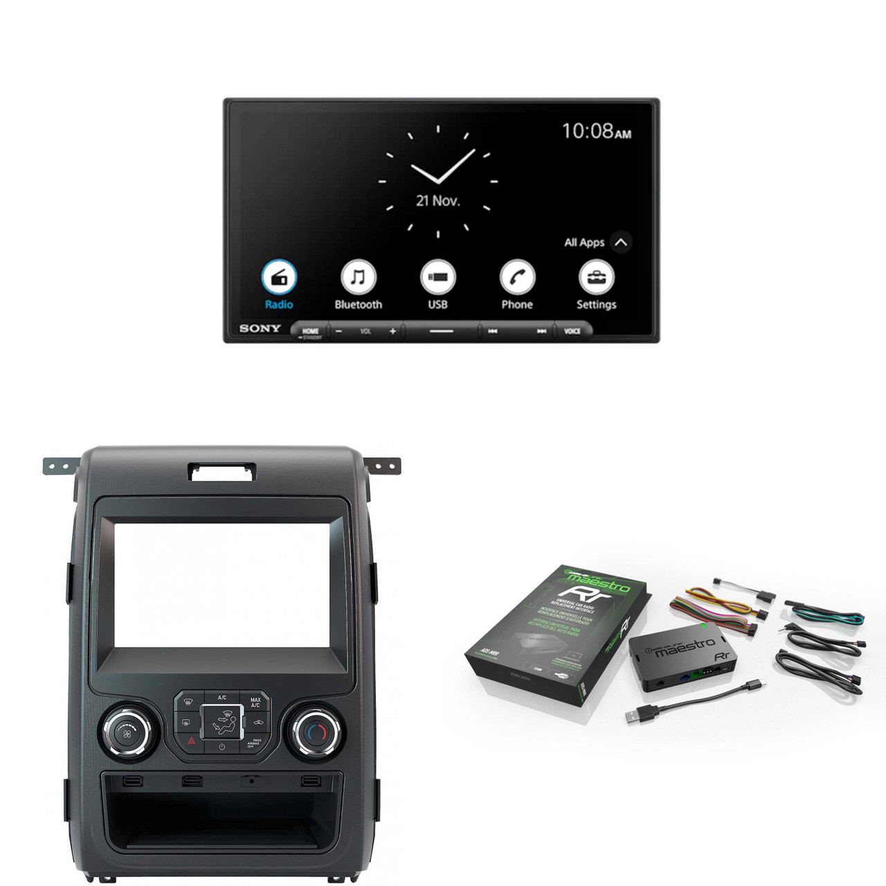 Sony XAV-AX6000 AV Receiver with CarPlay/Android Auto and Maestro