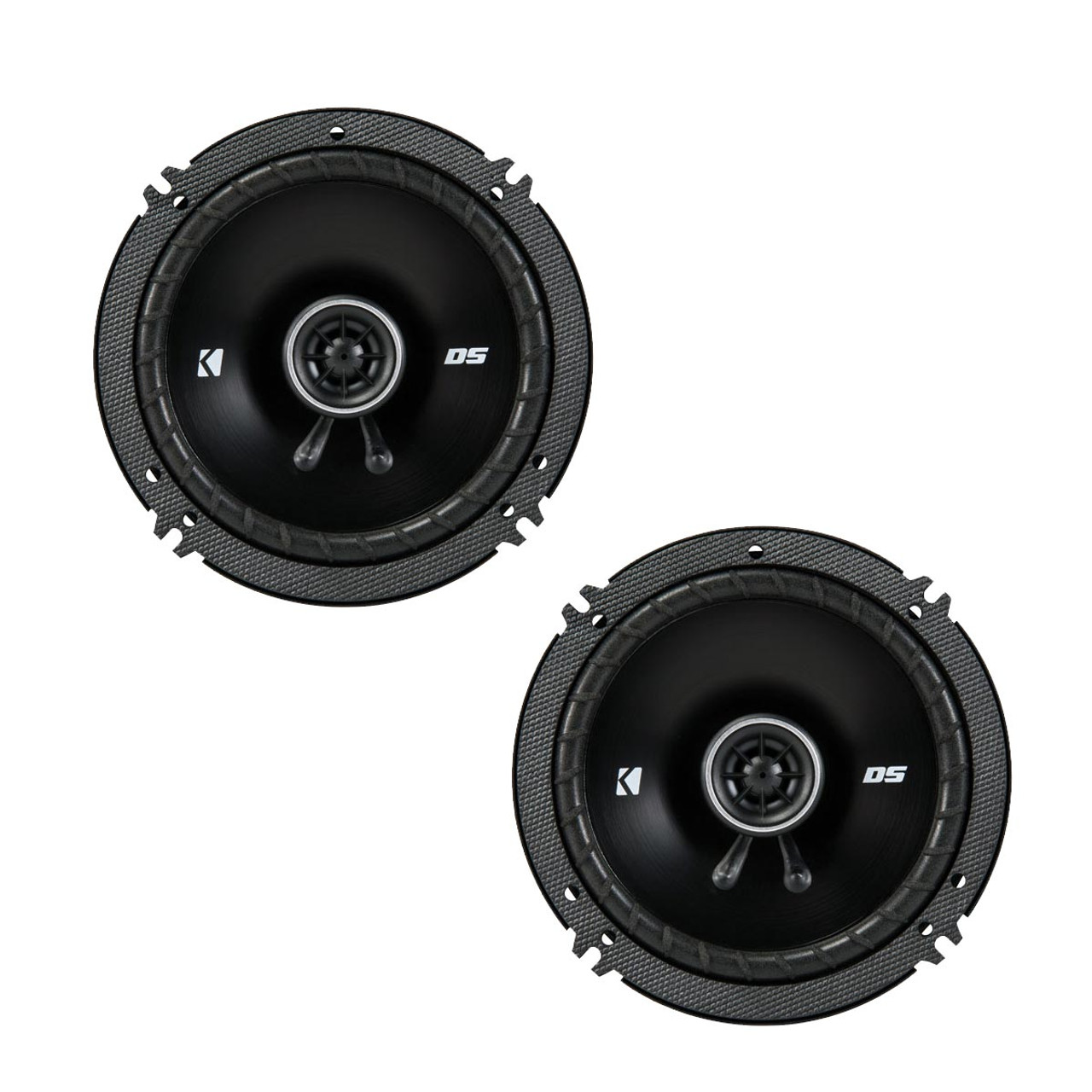 Kicker DSC650 6.5-Inch (160-165mm) Coaxial Speakers, 4-Ohm (Pair