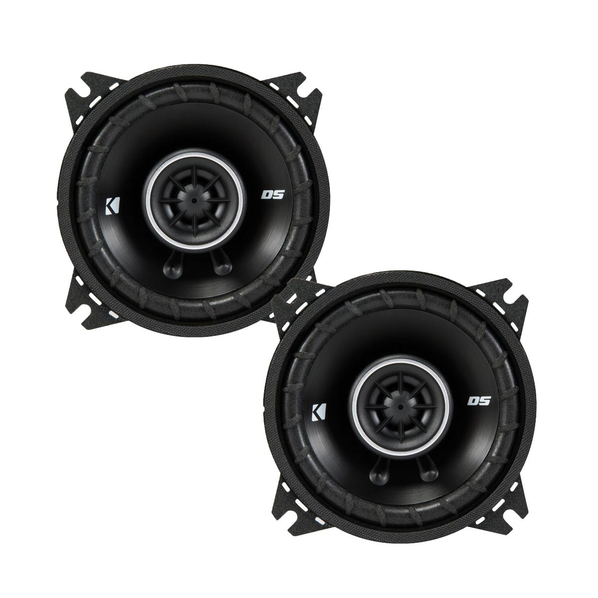 Kicker DSC40 4-Inch (100mm) Coaxial Speakers, 4-Ohm (Pair