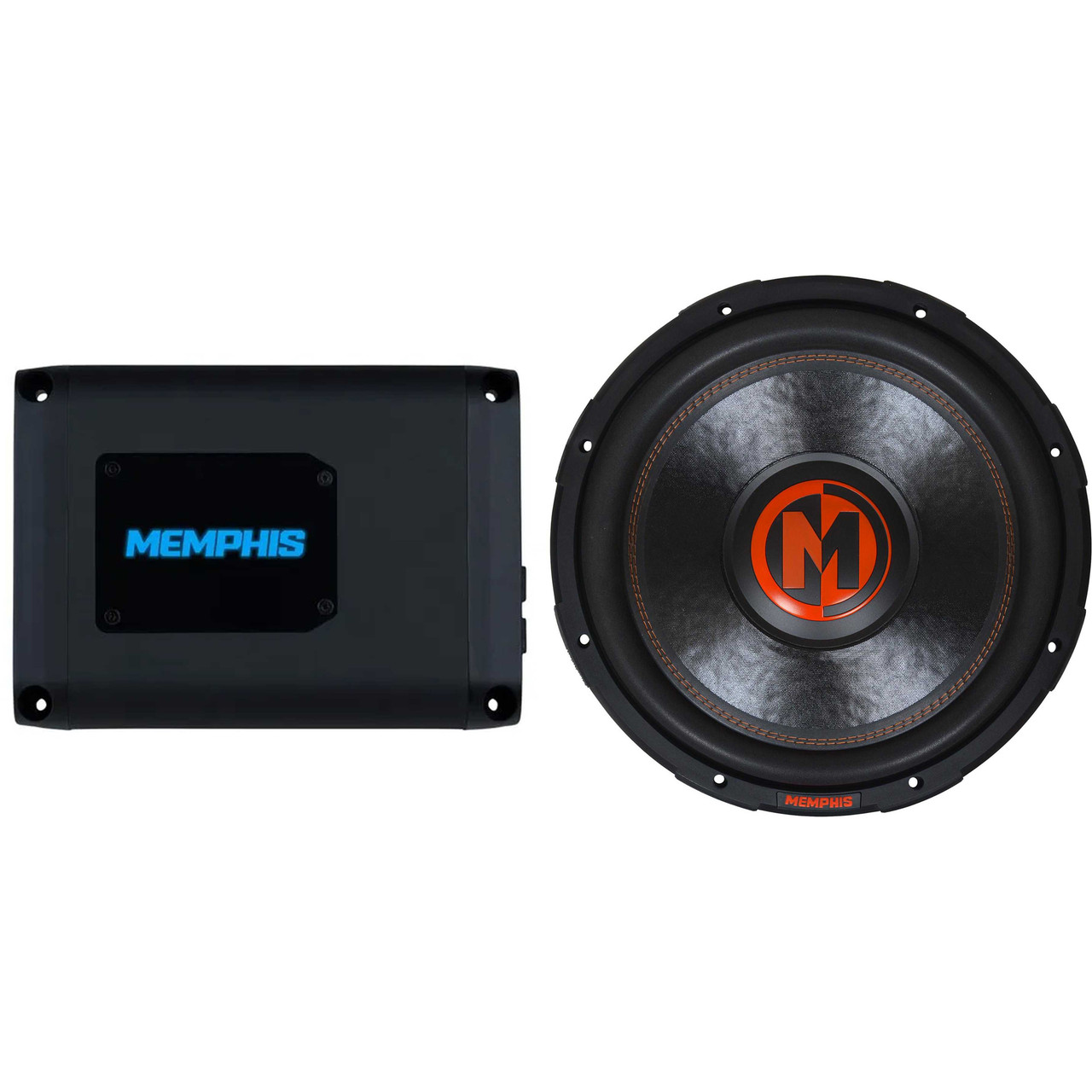 Memphis Audio PRX800.1V2 Monoblock Subwoofer Amplifier and MJP1522