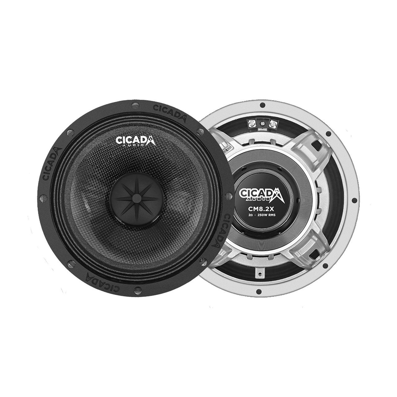Cicada Audio CM8.2X - Mid-Bass 8-inch- 2 Ohm, Pair - Creative Audio